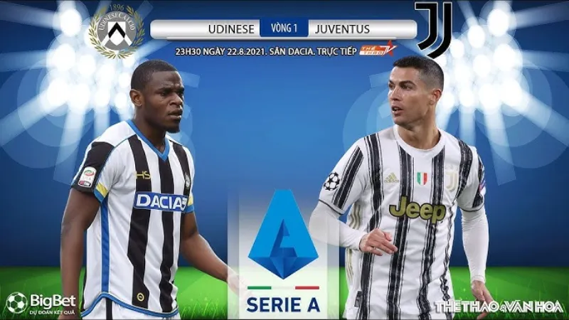 Trận đấu Serie A trực tiếp với chất lượng HD